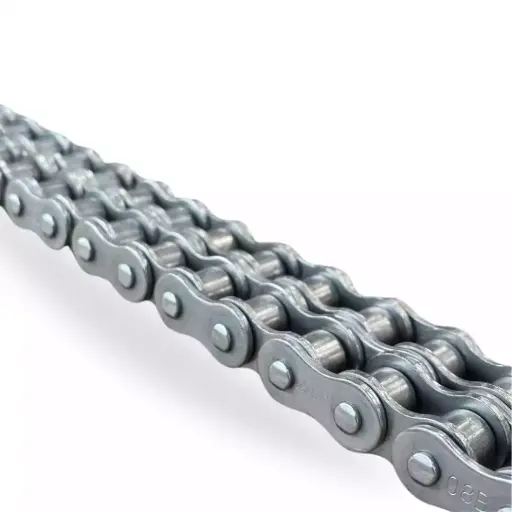[CRD190PD] Chaine à rouleaux double à plaques droites ISO 12B-2 en acier